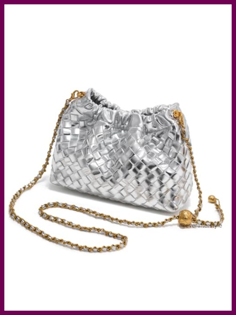Hand-Woven Leather Dumpling Crossbody Bag Ruched Mini Purse Evening Clutch